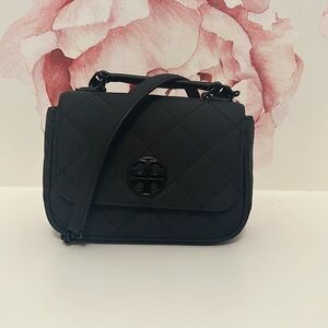 Willa Matte quilted cross body with top handle
